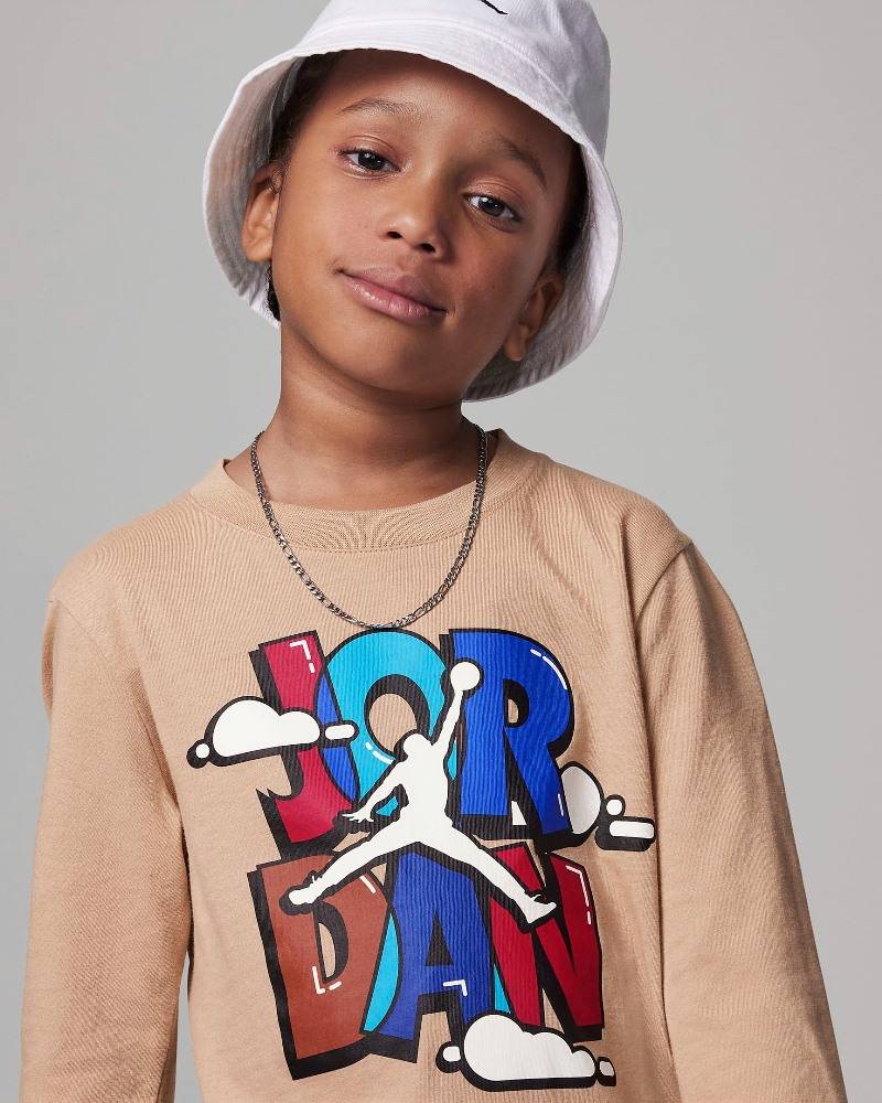 NIKE JORDAN AIR JORDAN LITTLE KIDS LIL CHAMP LONG SLEEVE TEE AND PANT SET