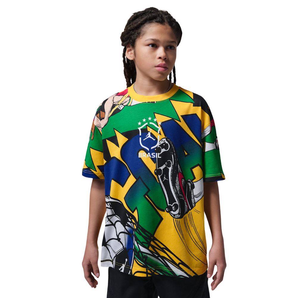 NIKE JORDAN BOYS MJ ESS BOXY GOAL TEE