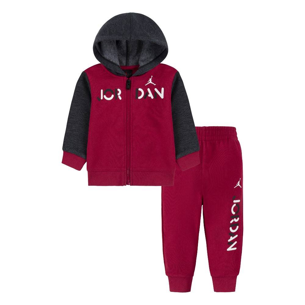 NIKE JORDAN INFANT LIL CHAMP JORDAN PULLOVER SET