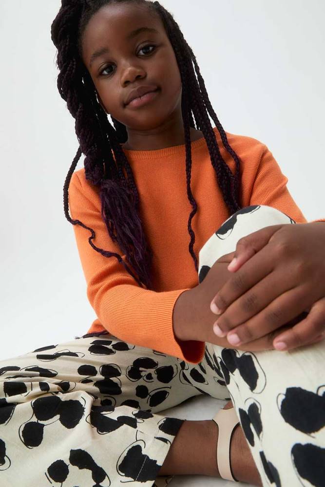 COMPANIA FANTASTICA DALMATIAN PRINT TROUSERS
