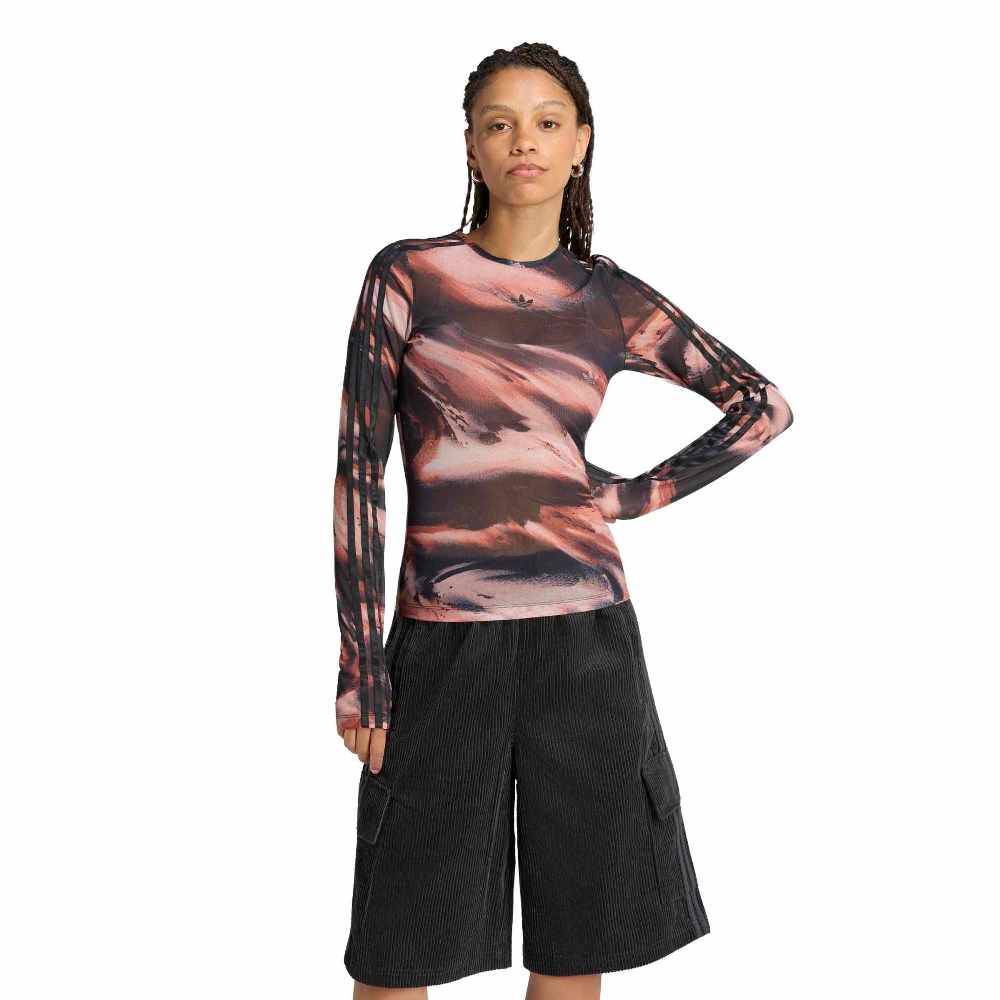 ADIDAS AOP MESH TEE