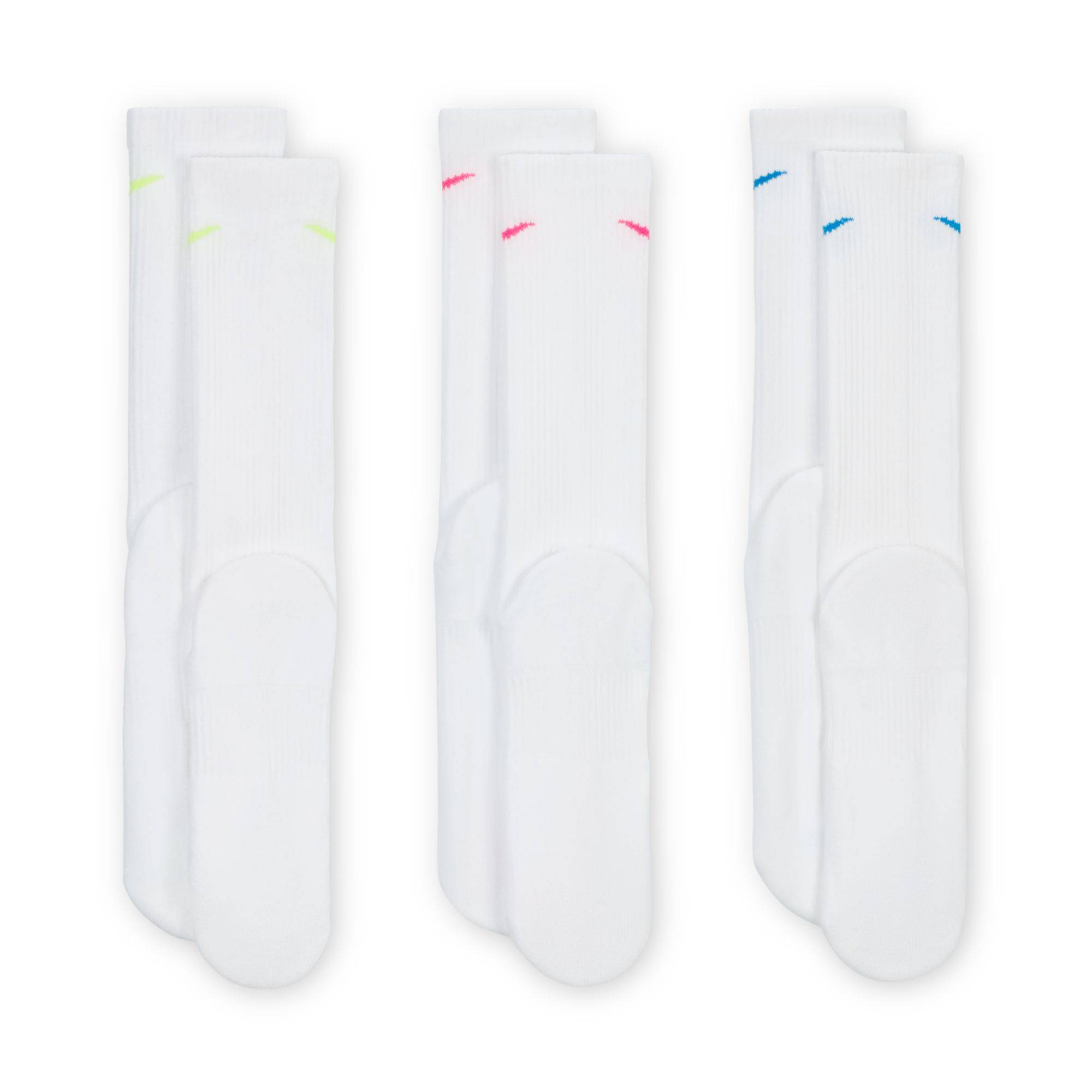 NIKE EVERYDAY PLUS CUSHION CREW 3-PAIRS SOCKS
