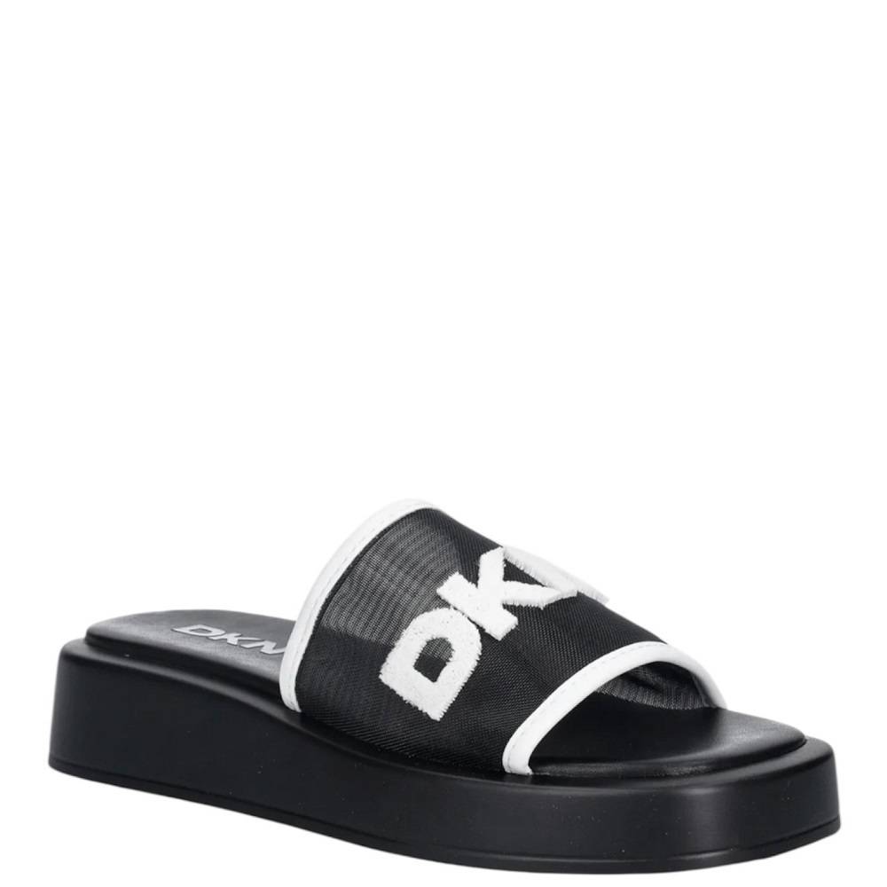 DKNY ORION LOGO MESH PLATFORM SLIDE