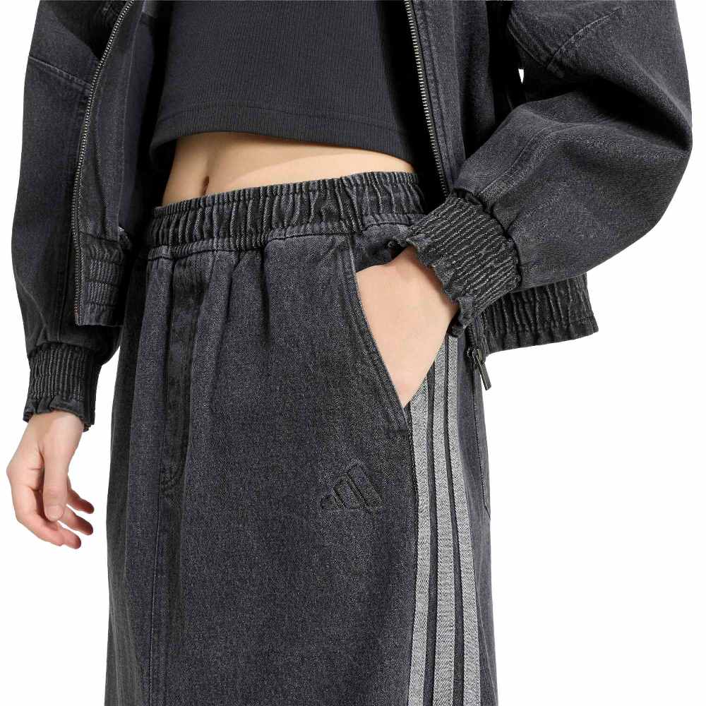 ADIDAS STADIUM WASHED DENIM LOOSE FIT SKIRT