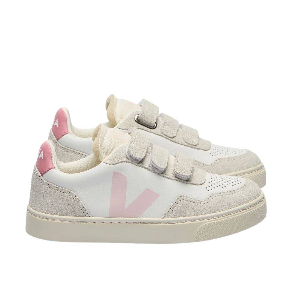 VEJA V-90 ORGANIC TRACED LEATHER KIDS