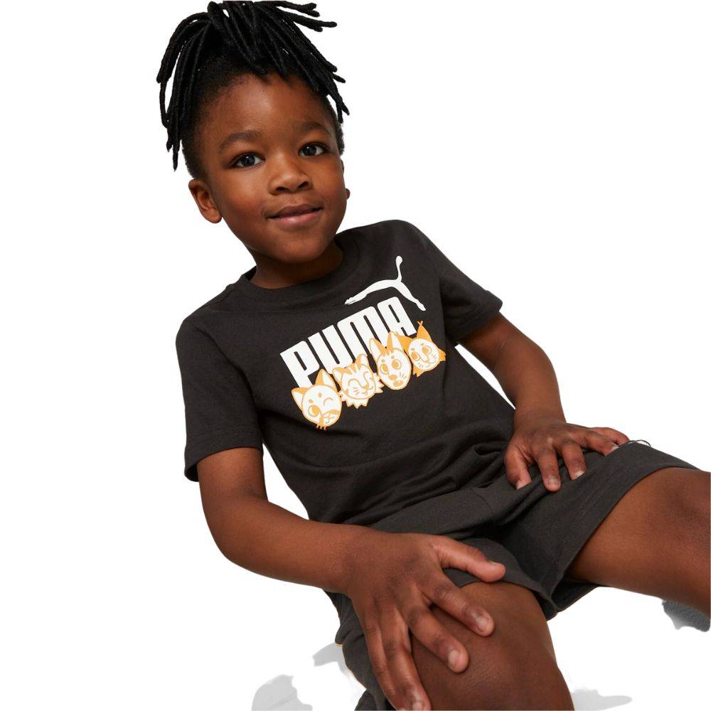PUMA ESS+ PUMA MATES LITTLE KIDS TEE