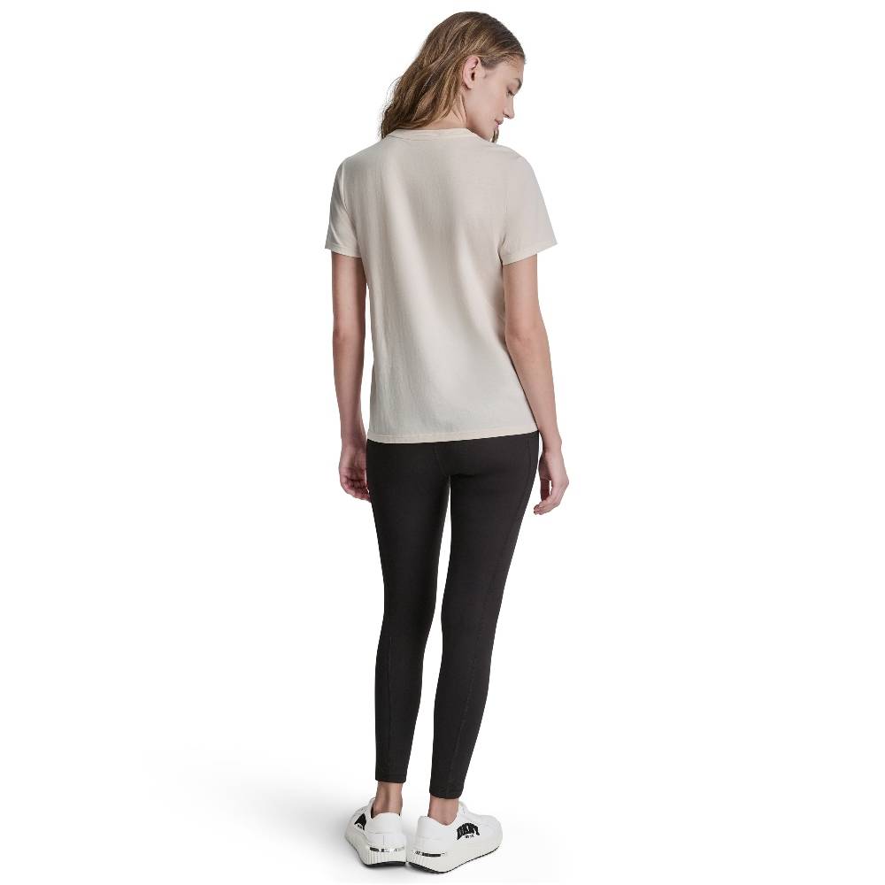 DKNY EMBOSSED LOGO TEE