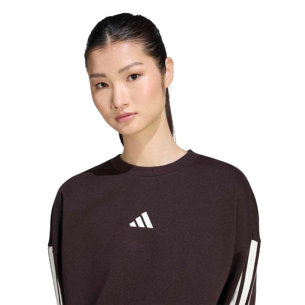 ADIDAS ESSENTIALS 3-STRIPES FLEECE SWEATSHIRT