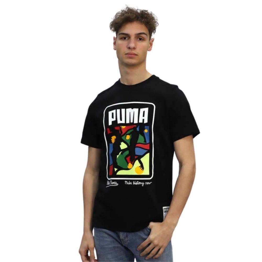 PUMA HARLEM MENS BASKETBALL TEE