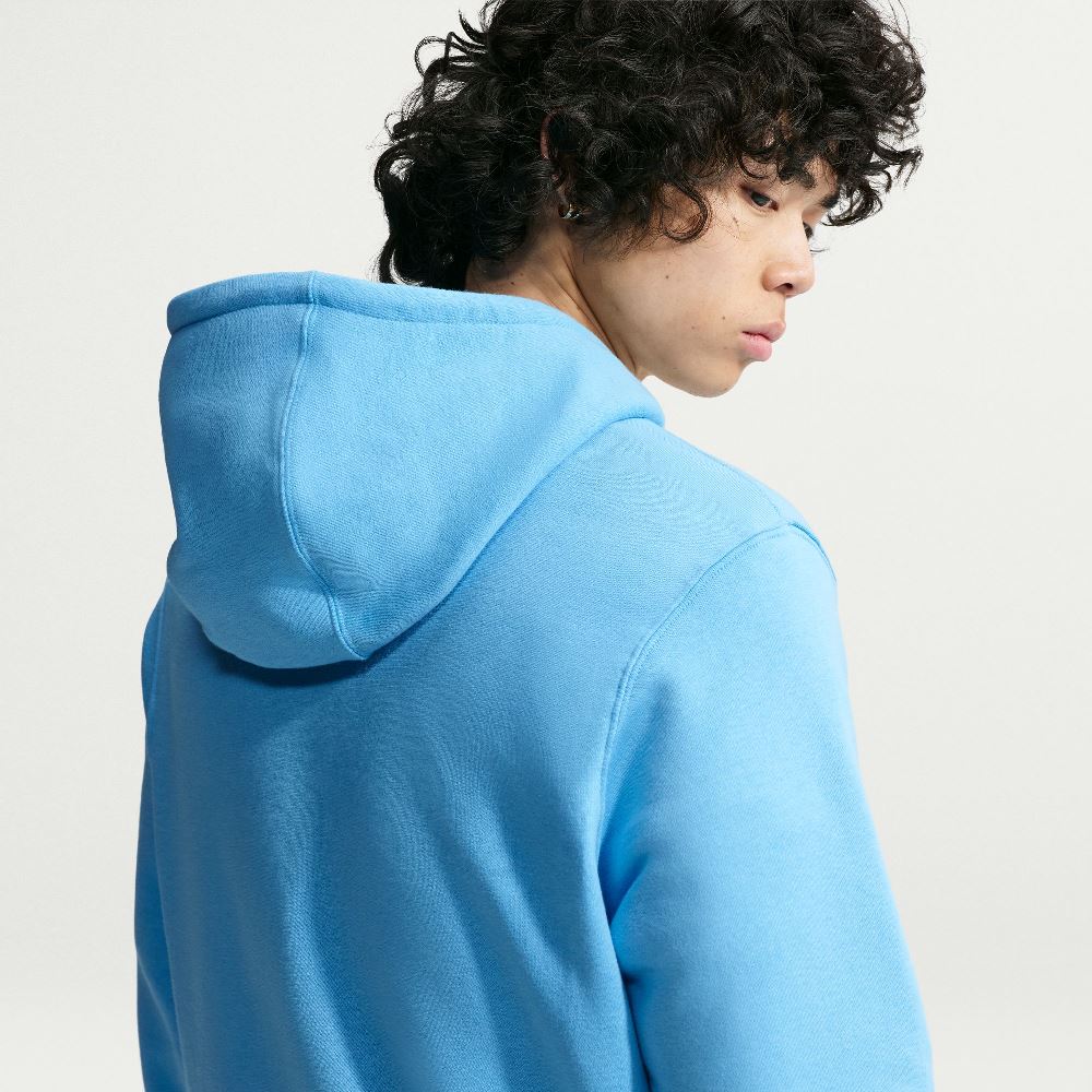 NIKE CLUB BRUSHED FLEECE PULLOVER HOODIE