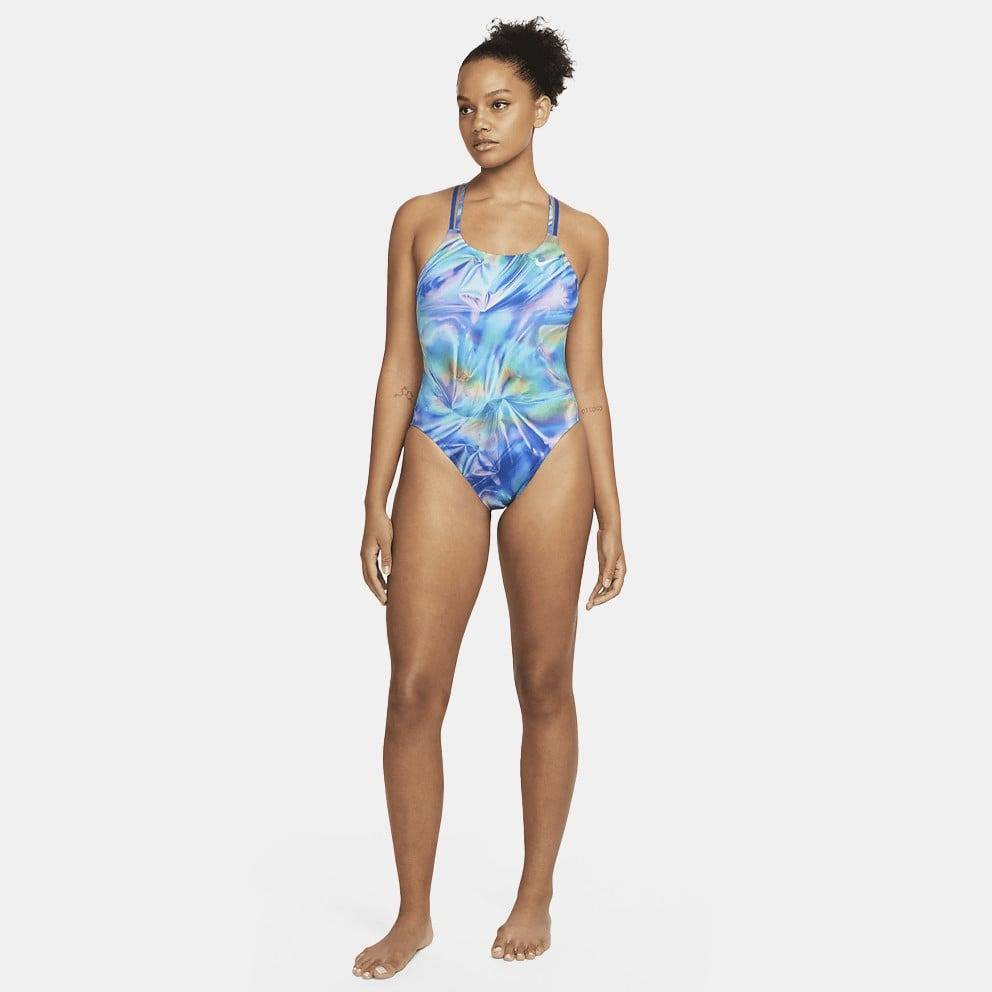 NIKE WOMENS SPIDERCUT ONE-PIECE SWIMSUIT