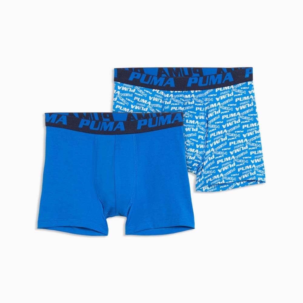 PUMA 947803 BOYS SCATTERED LOGO PRINT BOXERS 2P