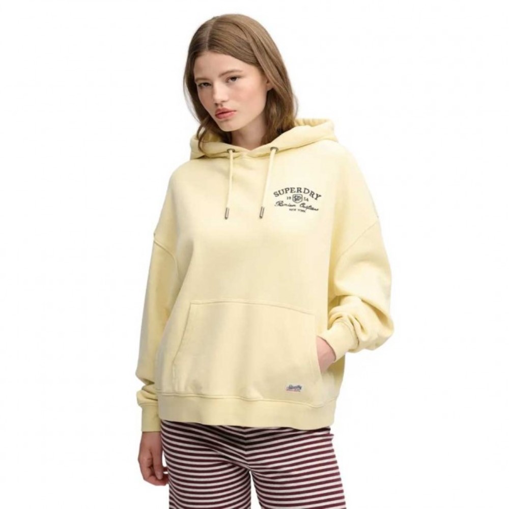 SUPERDRY LUXE CASUAL EMB RELAXED HOOD