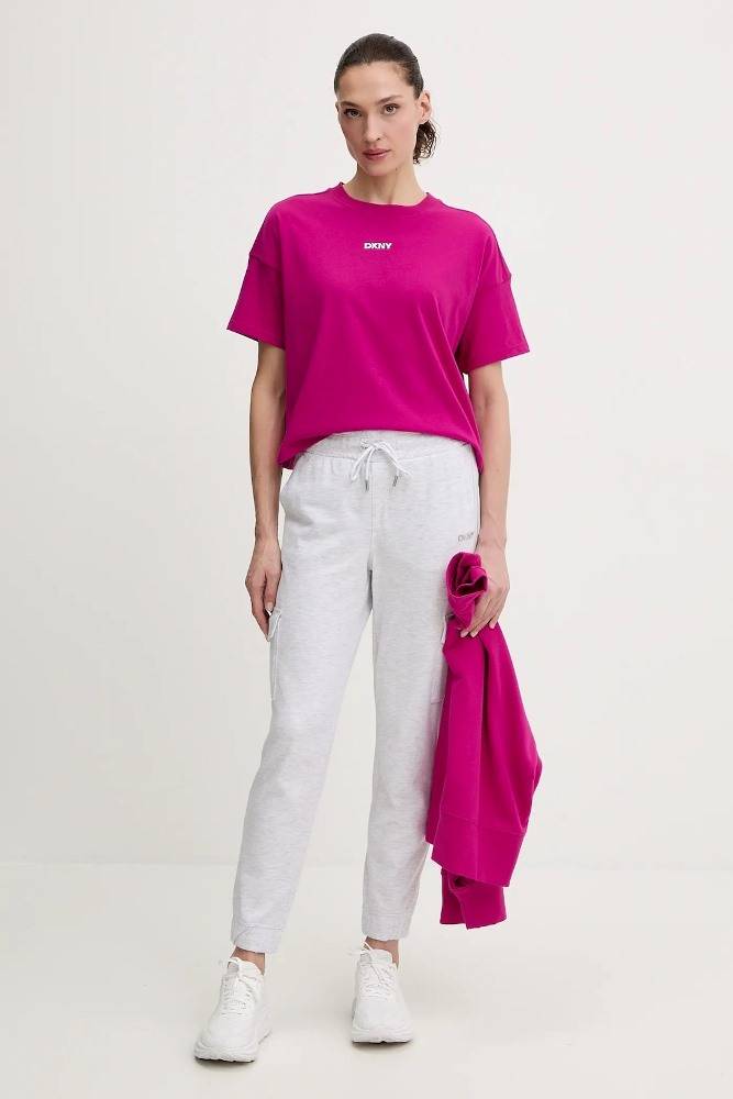 DKNY CENTERED LOGO SHORT SLEEVE TEE
