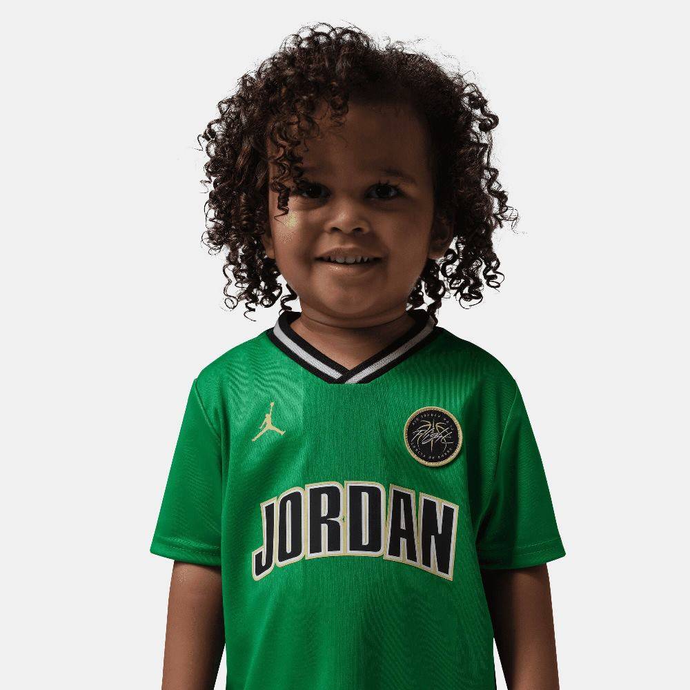 NIKE JORDAN LITTLE BOYS MJ SPORT JERSEY MESH SHORT SET