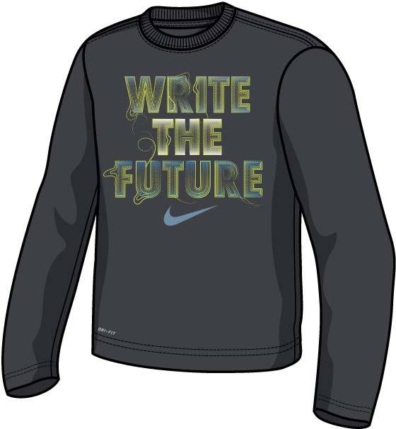 NIKE BOYS WRITE THE FUTURE DRI-FI
