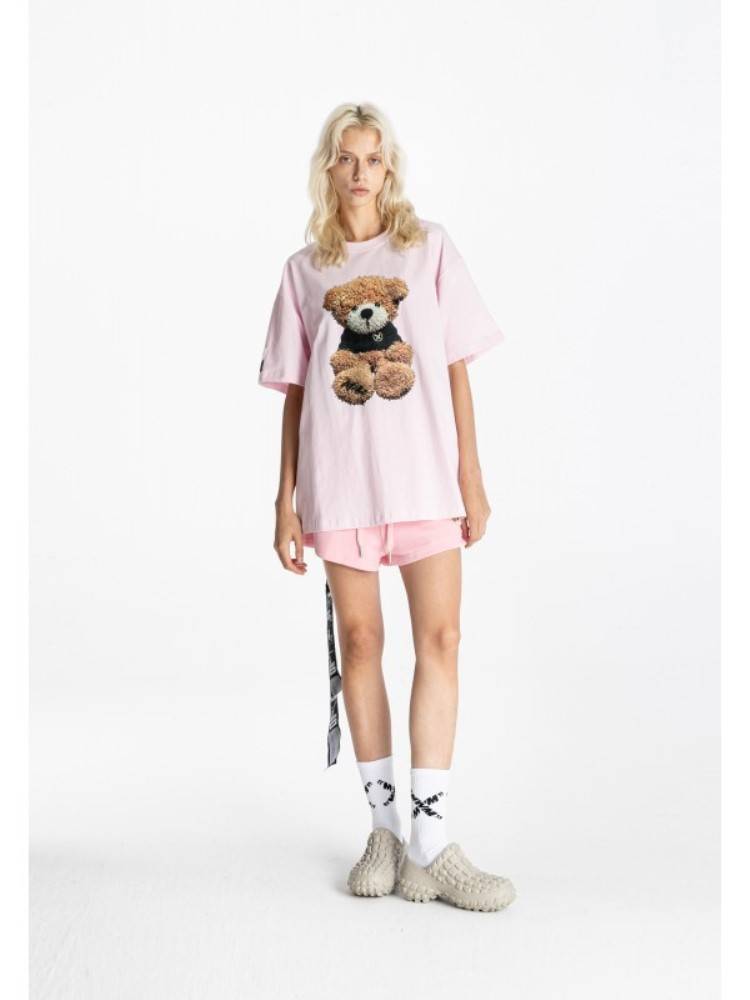 MWM TEDDY BEAR PRINT OVERSIZED TEE