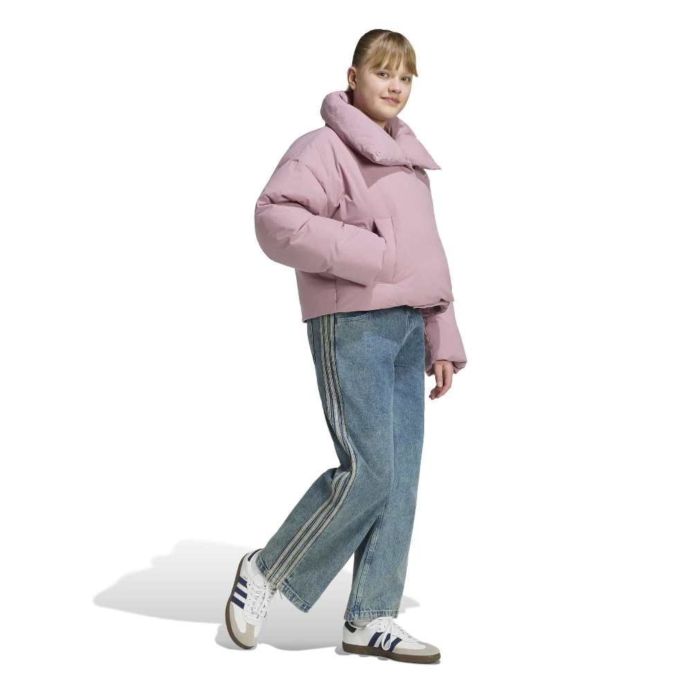 ADIDAS ORIGINALS GIRLS OVERSIZED PUFFER MIDWEIGHT JACKET