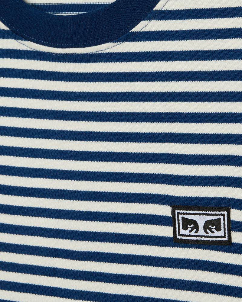 OBEY ESTABLISHED WORKS EYES STRIPE TEE SS