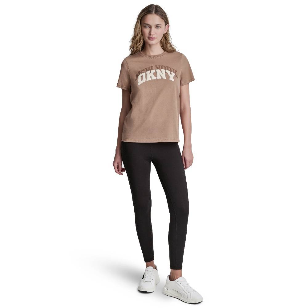 DKNY EMBOSSED LOGO TEE