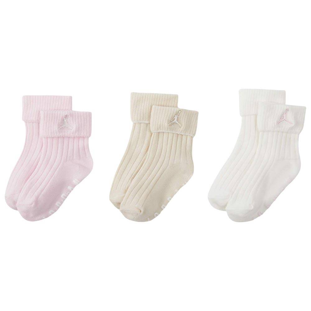 NIKE JORDAN BABY ESSENTIALS 3PK RIBBED GRIPPERS