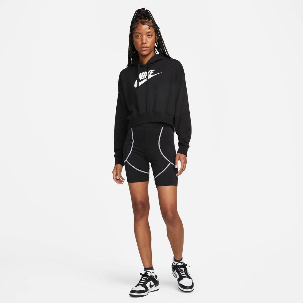 NIKE CLUB FLEECE OVERSIZED CROPPED HOODIE