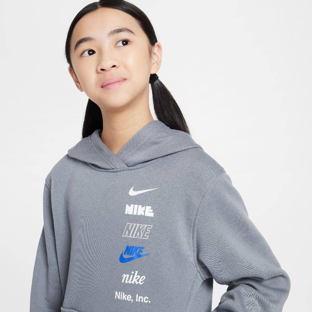 NIKE KIDS CLUB FLEECE MULTILOGO HOODIE