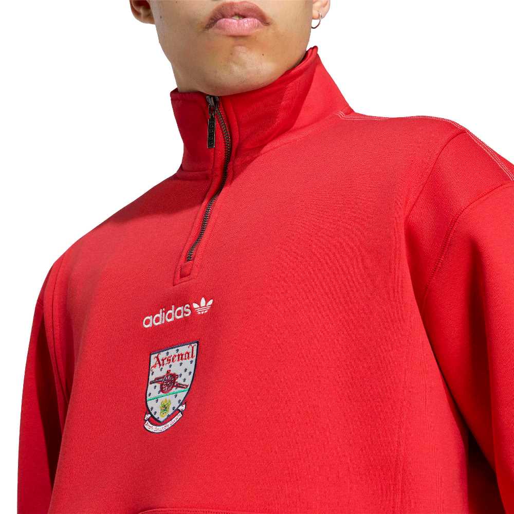 ADIDAS ARSENAL FC EQT HALF ZIP TOP