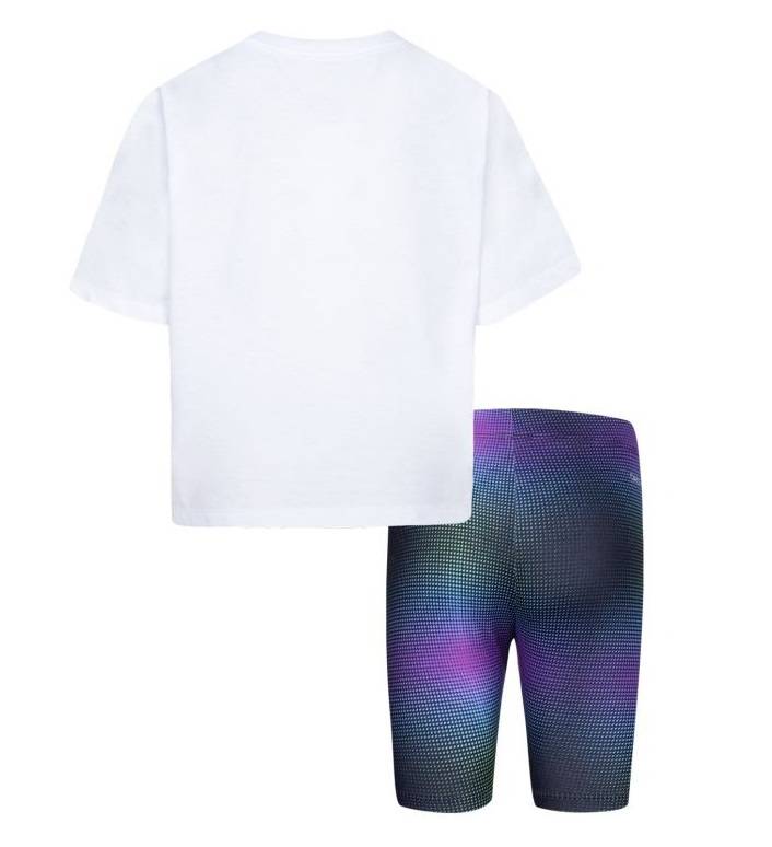 NIKE INFANT ALL-OVER-PRINT BIKE SHORT SET