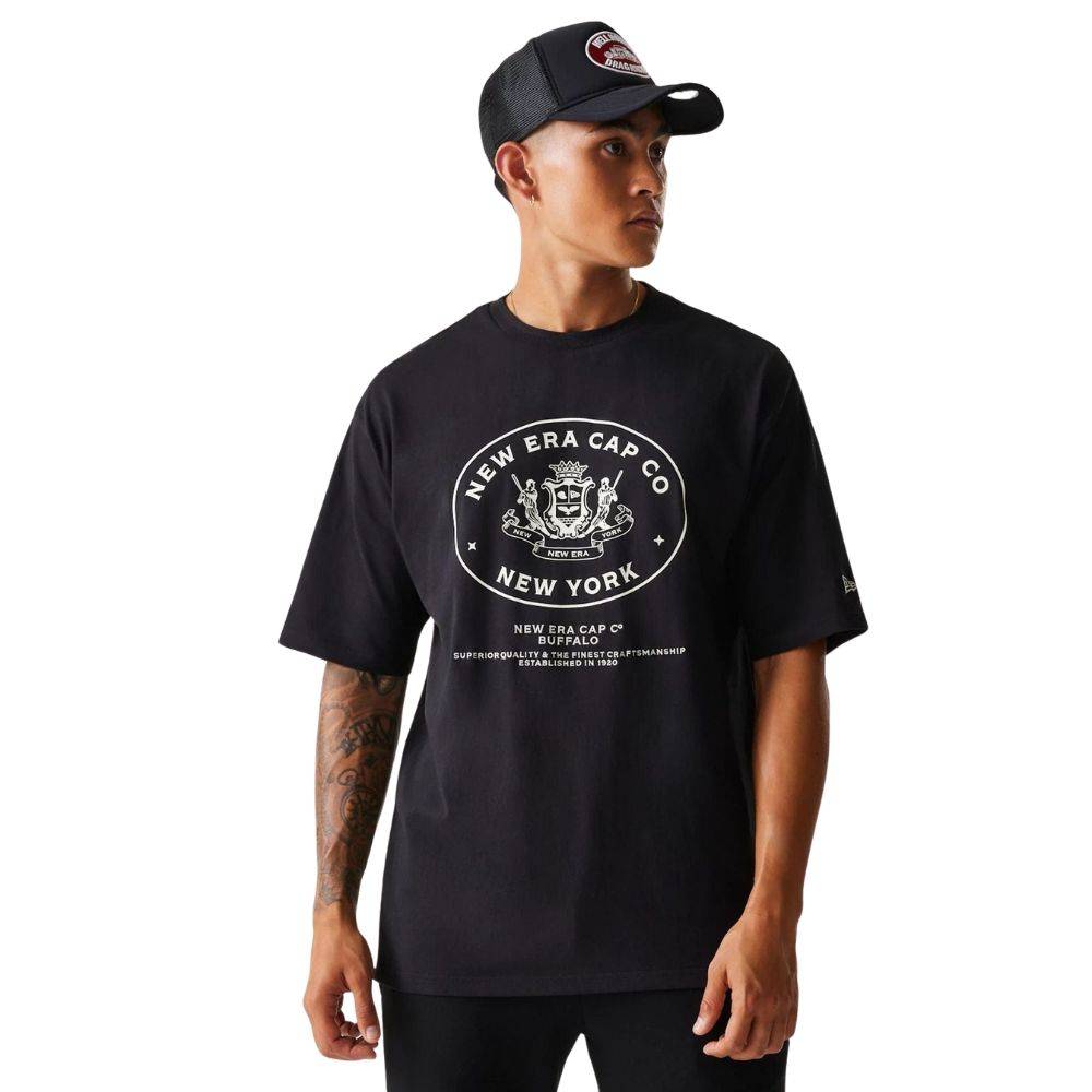 NEW ERA NE CREST GRAPHIC OS TEE