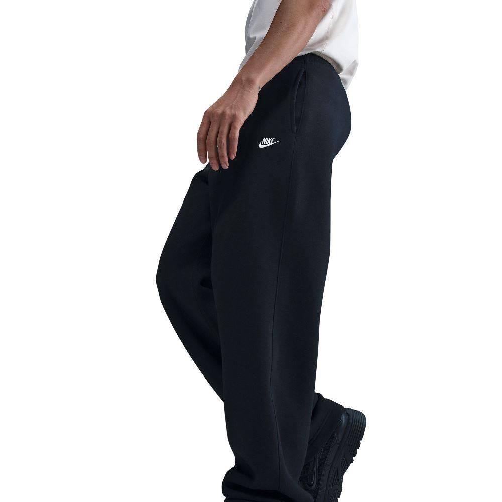 NIKE CLUB BRUSHED OPEN HEM TROUSERS