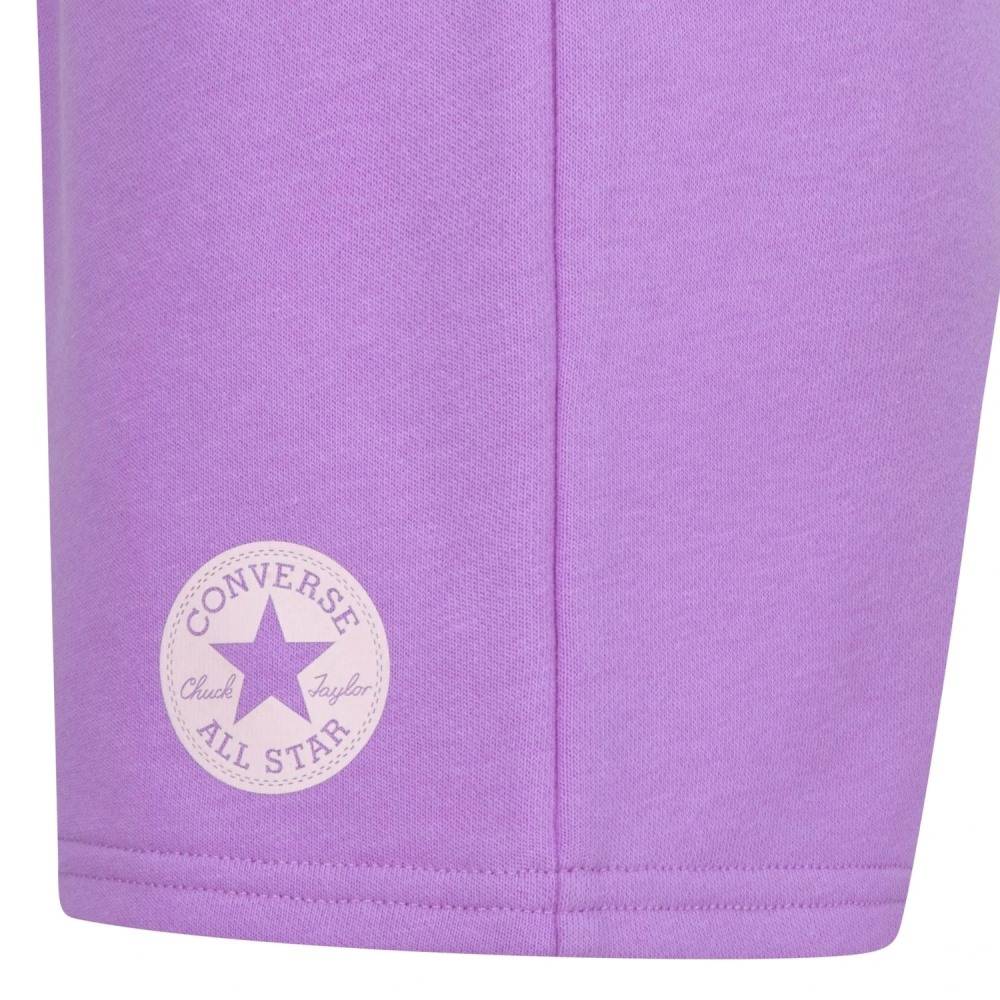 CONVERSE LITTLE GIRLS FLORAL TEE & SHORT SET