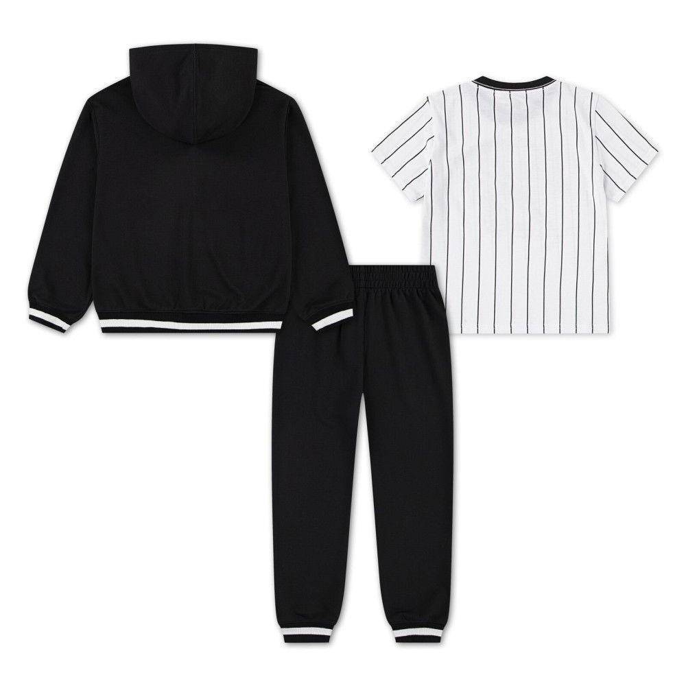 NIKE JORDAN LITTLE KIDS MJ JERSEY FZ FT SET