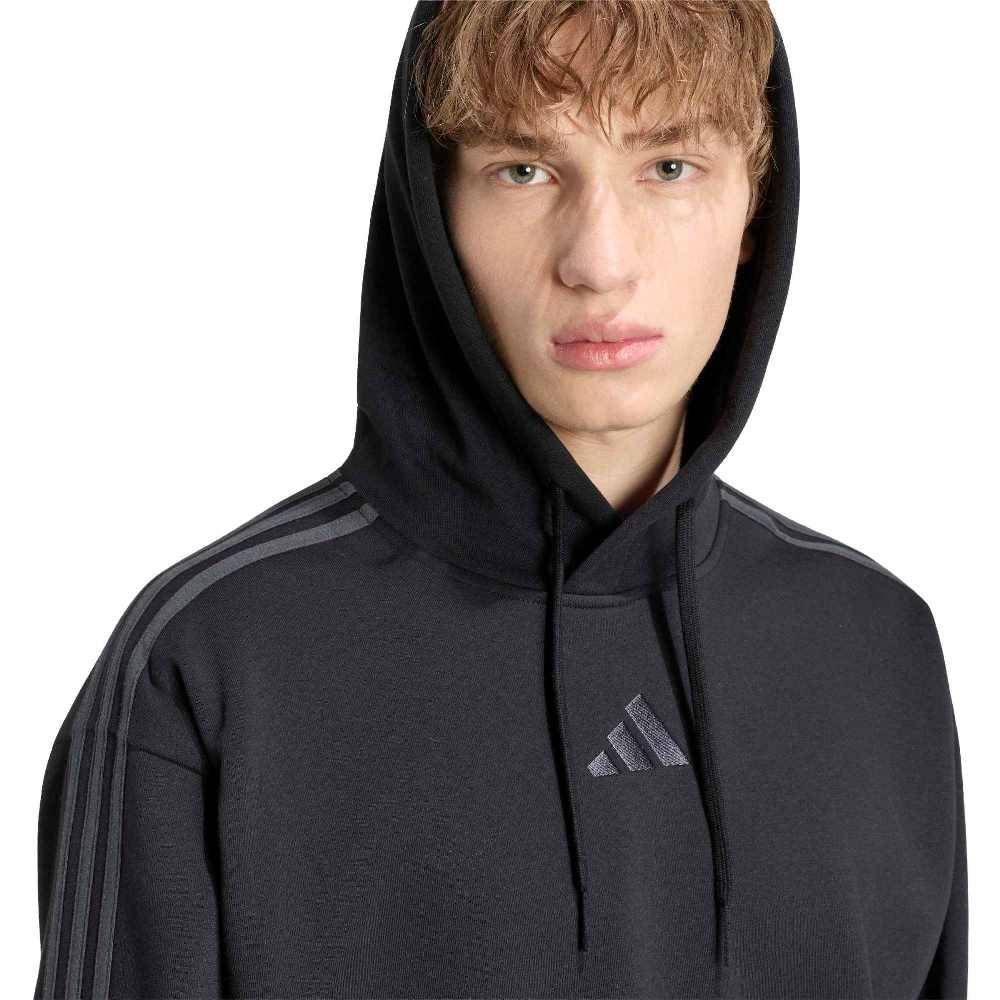 ADIDAS M ESSENTIALS 3-STRIPES FLEECE HOODIE