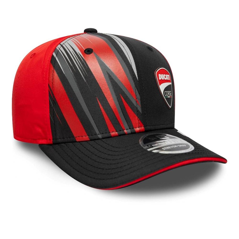 NEW ERA DUCATI MOTOR LOGO PRINT 9SEVENTY STRETCH SNAP CAP