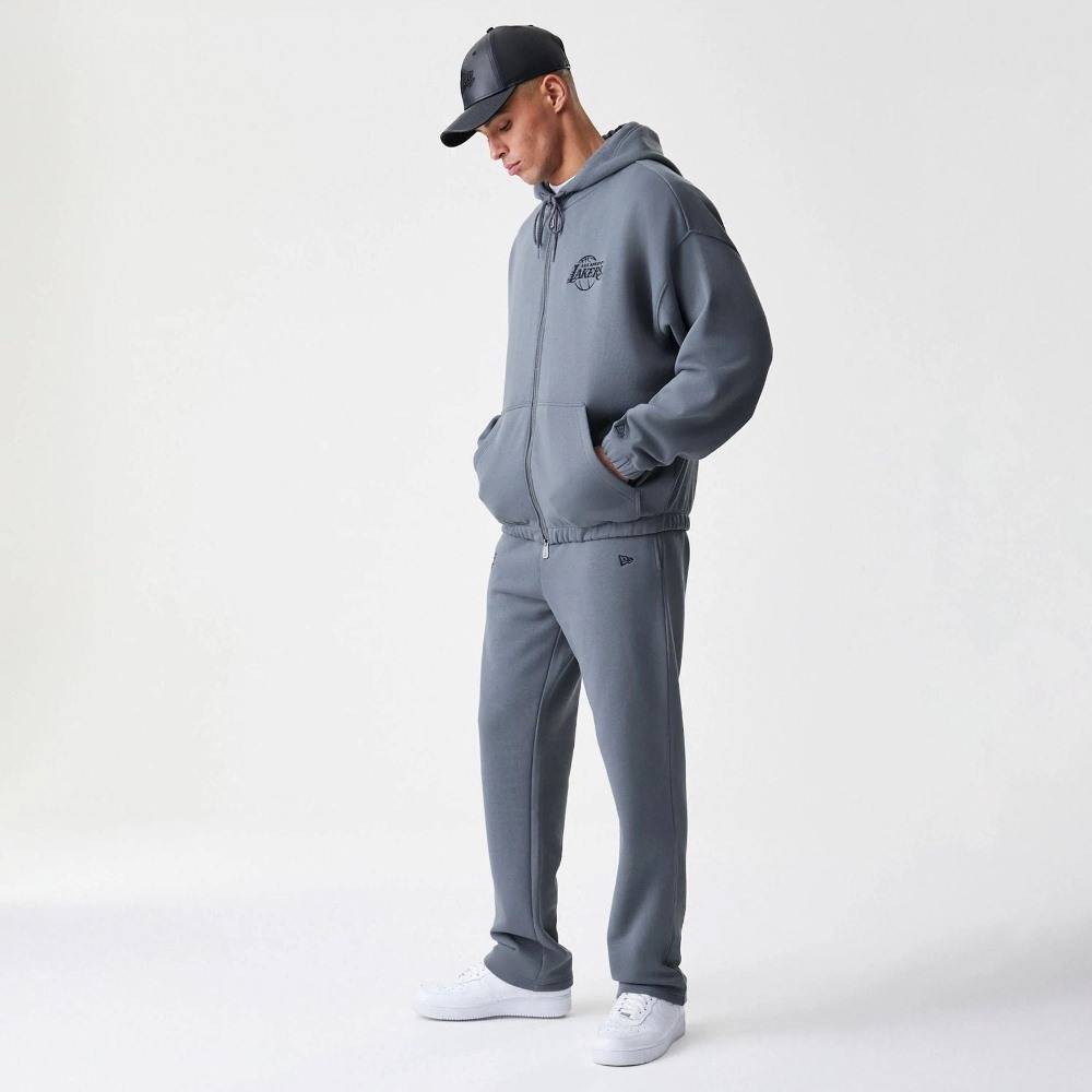 NEW ERA NBA LINEAR OS ZT HOODIE LA LAKERS