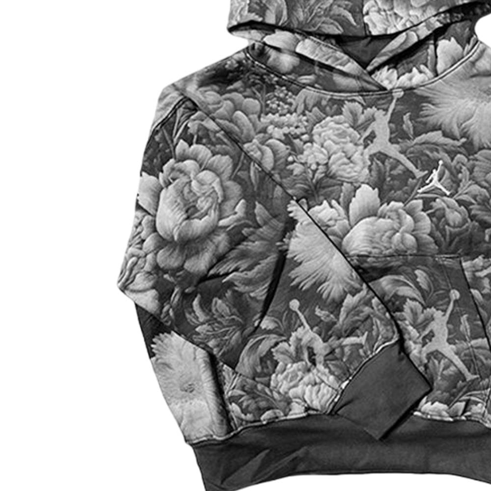 NIKE JORDAN GIRLS BRKLYN ESSENTIAL FLORAL ALL OVER PRINT PULLOVER
