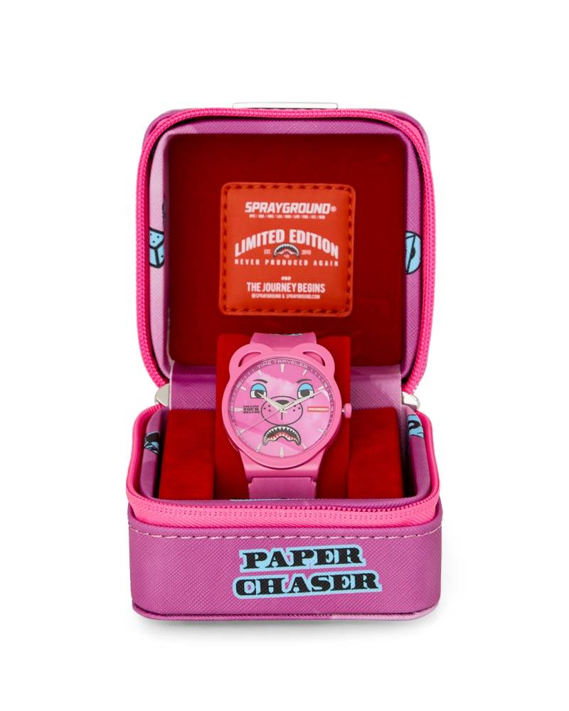 SPRAYGROUND PINK BEAR WATCH