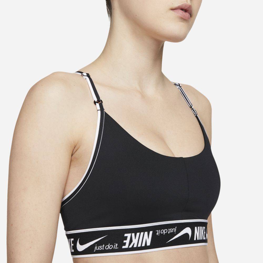 NIKE DRI-FIT WOMENS INDY LOGO BRA