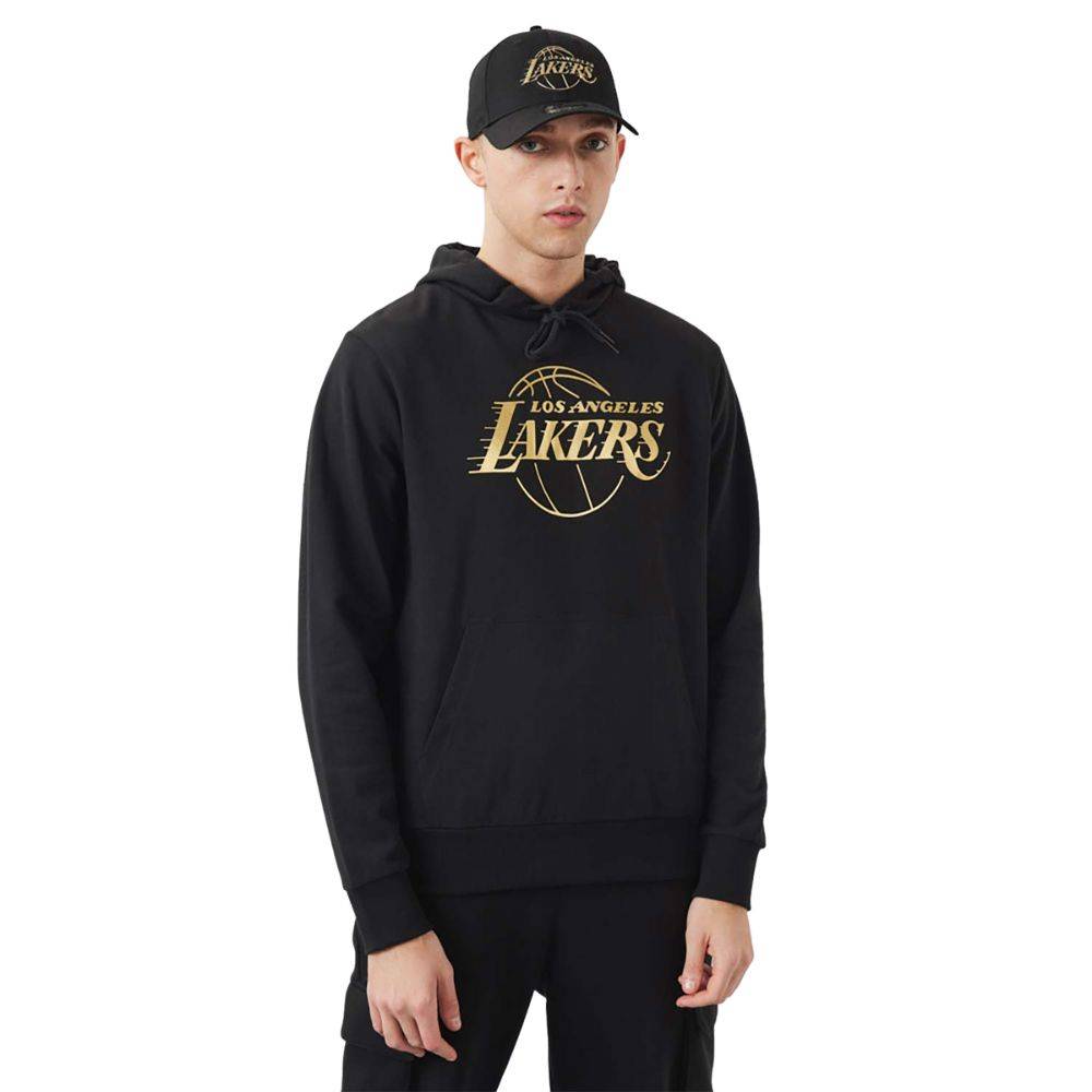 NEW ERA NBA LOS ANGELES LAKERS FOIL PRINT HOODIE