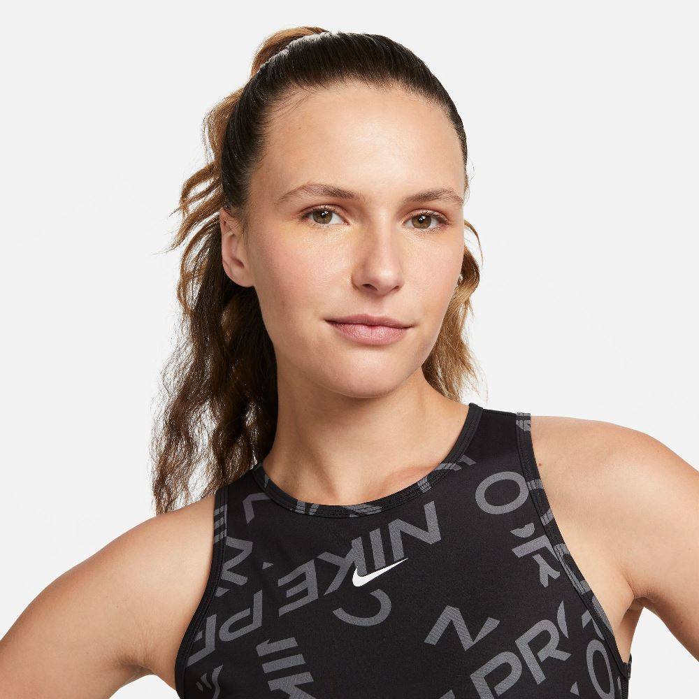 NIKE PRO WOMENS PRINTED CROP TANK TOP