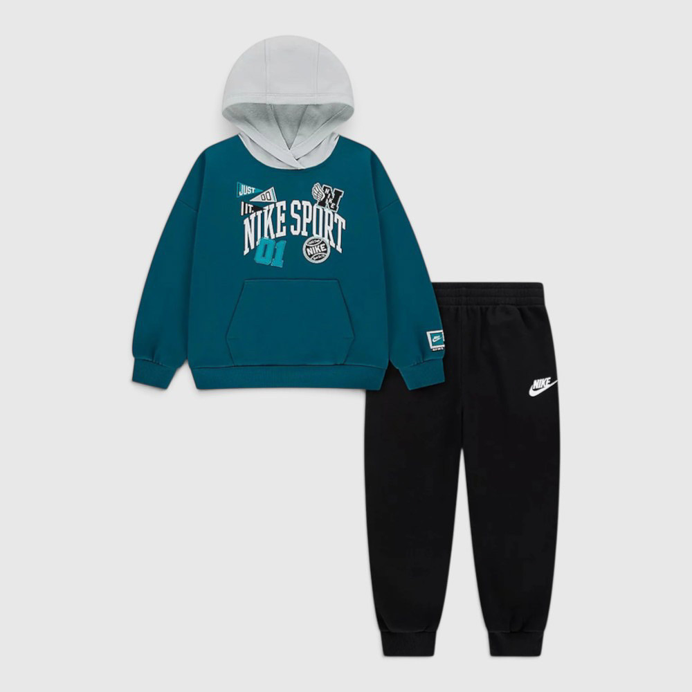 NIKE LITTLE KIDS MULTISPORT PO HOODIE SET