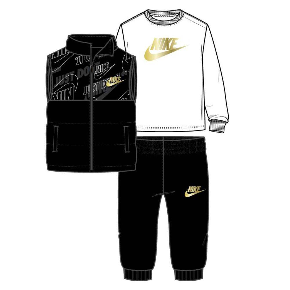 NIKE LITTLE KIDS B NSW 3 PC VEST LS PANT SE