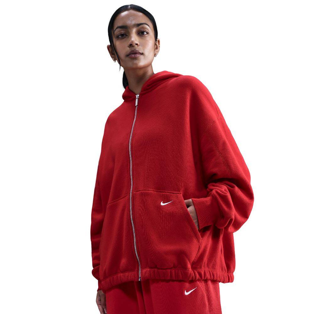 NIKE NSW WOMENS  STREET FLEECE FULL-ZIP HOODIE