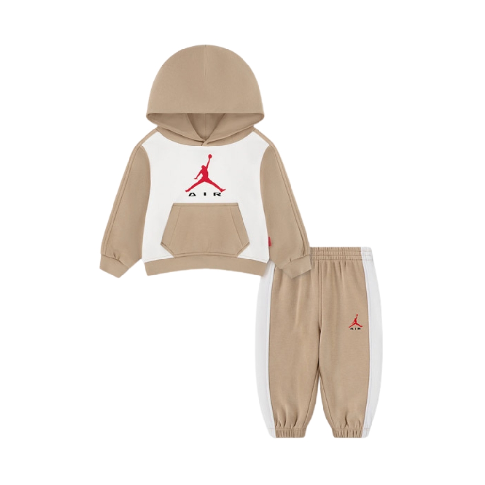 NIKE JORDAN LITTLE KIDS MJ AIR HBR HOODIE SET