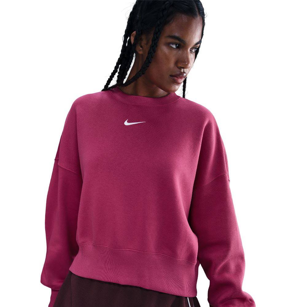 NIKE WOMENS PHOENIX FLEECE OVERSIZE CREW