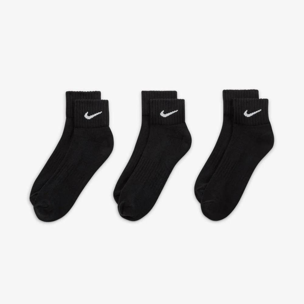NIKE UNISEX CUSHION QUARTER 3PP SOCKS