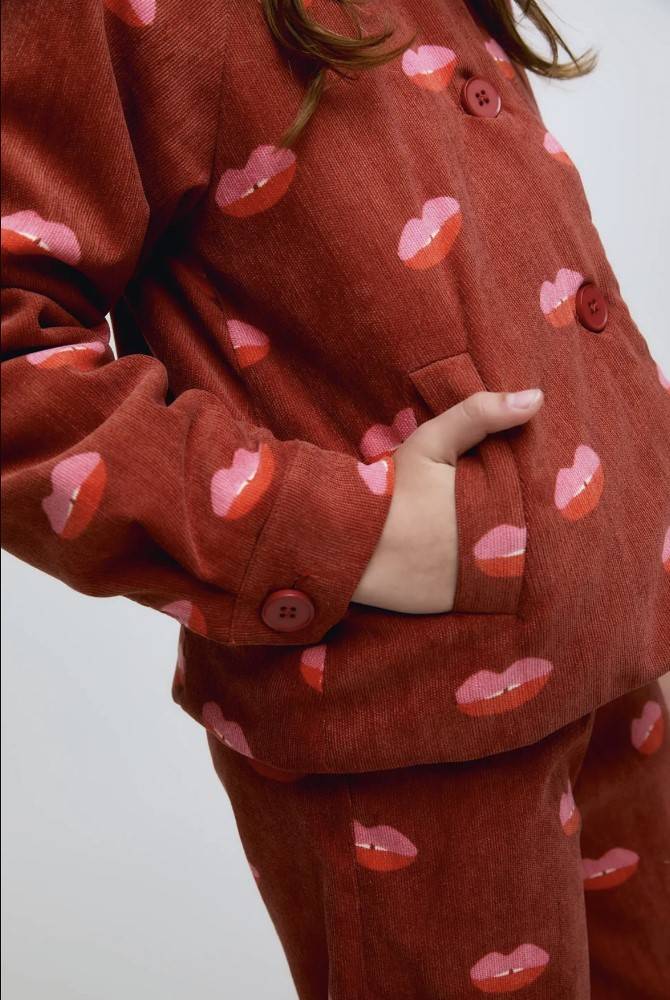 COMPANIA FANTASTICA LIPS CORDUROY JACKET