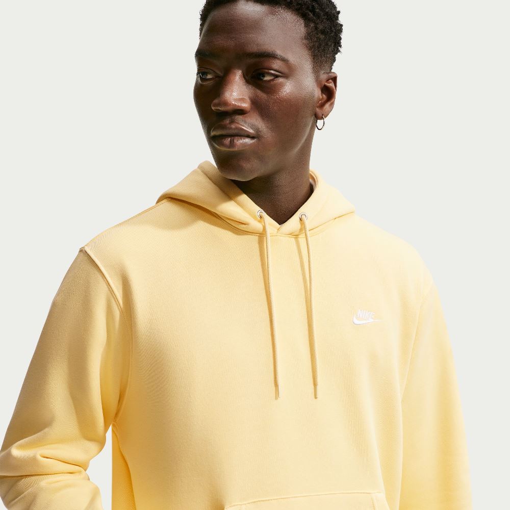NIKE CLUB BRUSHED FLEECE PULLOVER HOODIE