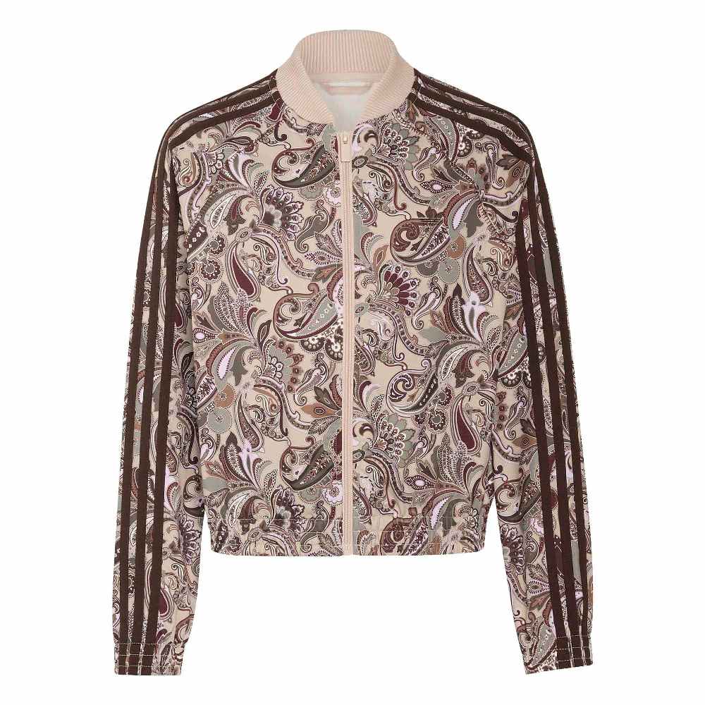 ADIDAS ORIGINALS GIRLS LIBERTY LONDON SST LOOSE SHORT PAISLEY TRACK TOP
